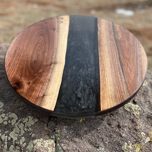 Resin River Lazy Susan - Charcuterie Turntable